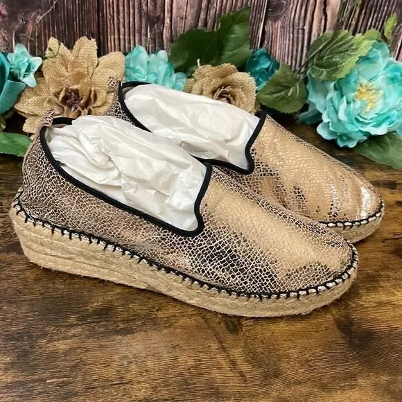 Andre Assous Indi Platform Espadrille Slip-On Flats 10M